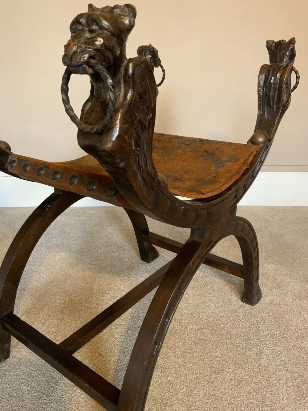 Pair of 19th century Italian stools View VIII