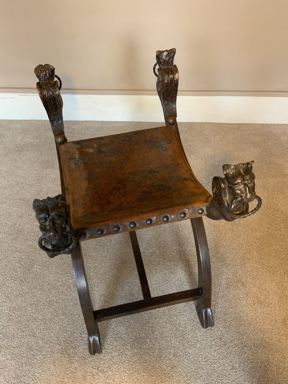 Pair of 19th century Italian stools View IX