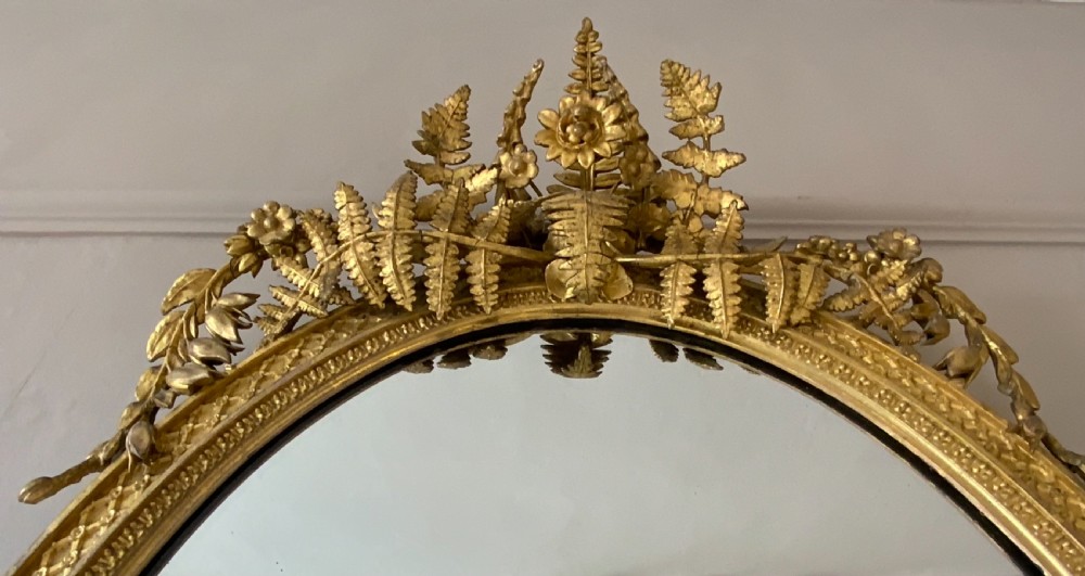 Pair of 19th century gilt mirrors View III