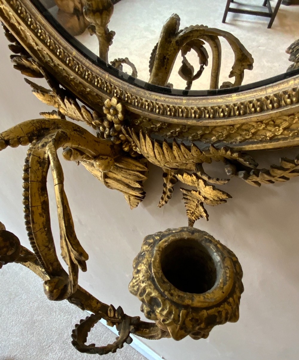 Pair of 19th century gilt mirrors View IV