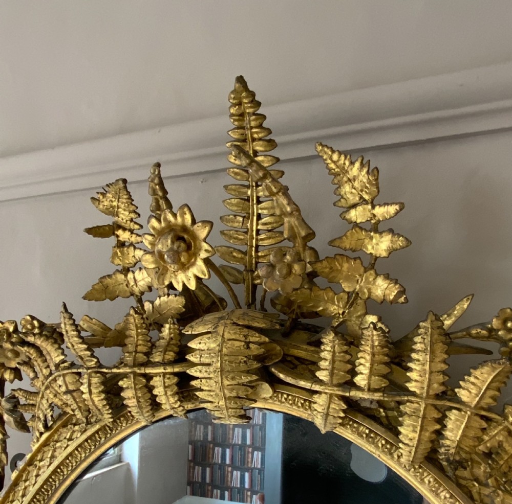 Pair of 19th century gilt mirrors View V