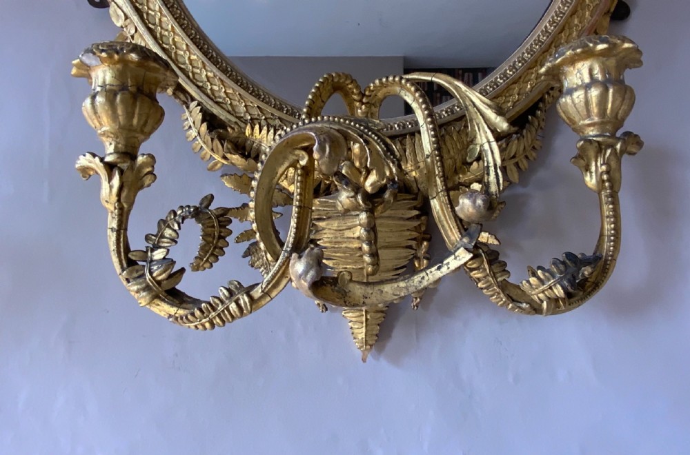 Pair of 19th century gilt mirrors View XII