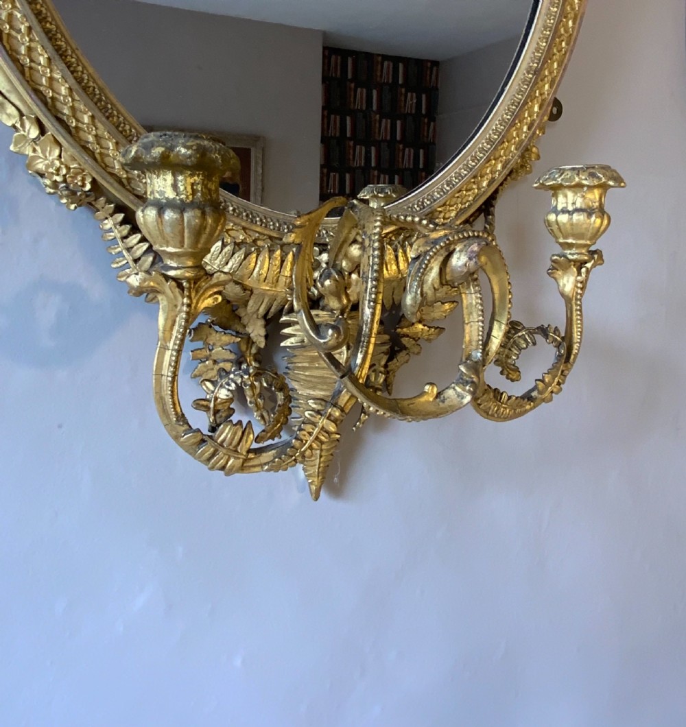Pair of 19th century gilt mirrors View XIII