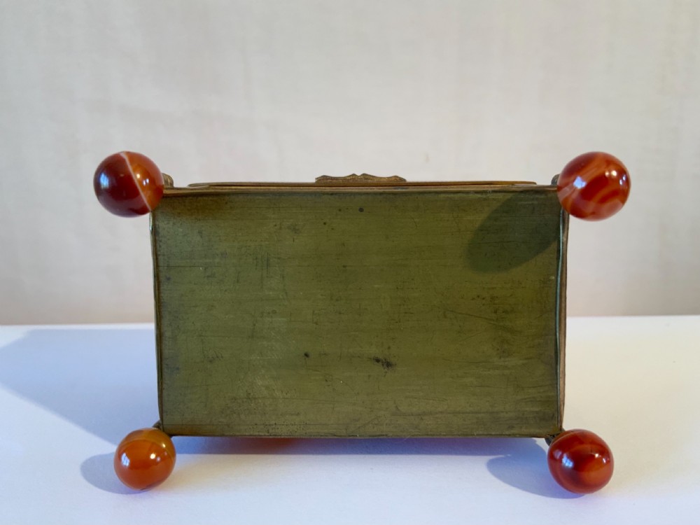 Ormolu mounted agate box View III
