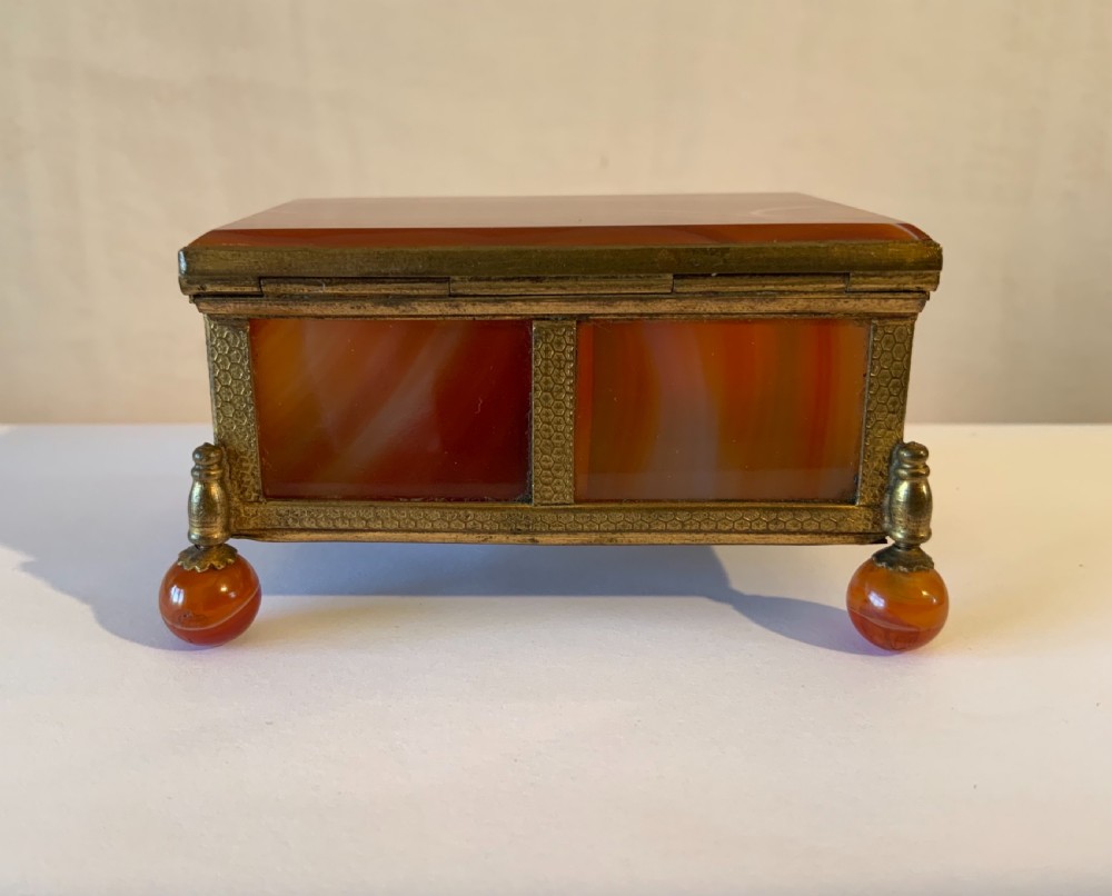Ormolu mounted agate box View V