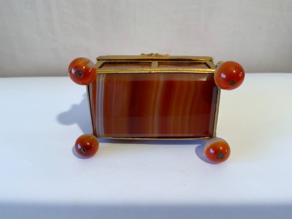 An ormolu mounted agate box View IV