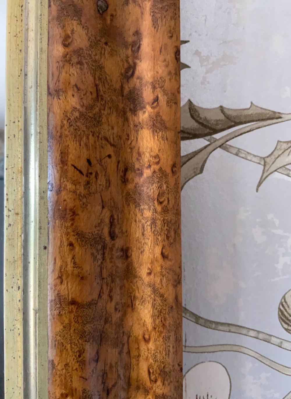 Birdseye maple framed mirror View IV