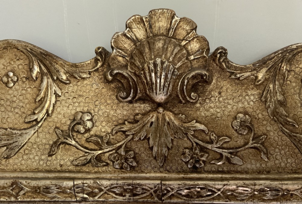 Gilt frame over mantle mirror View VI