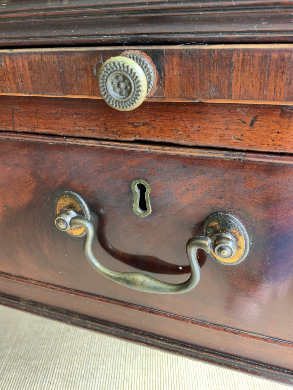 A Georgian mahogany desk View VIII