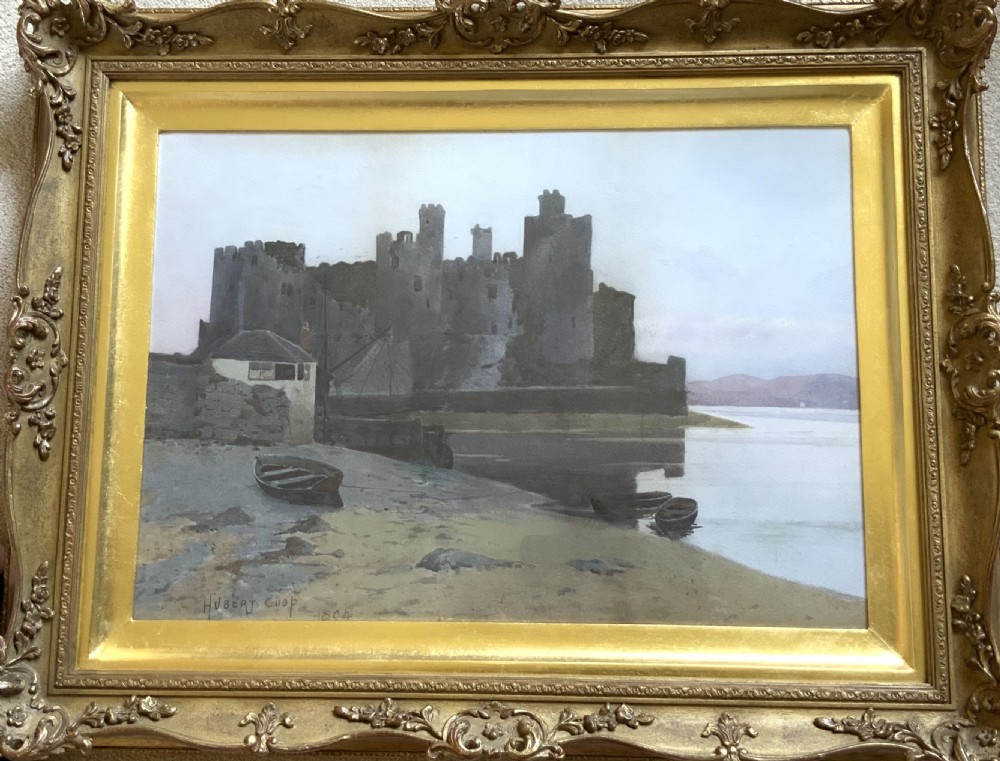 A watercolour by Hubert Coop R A View III