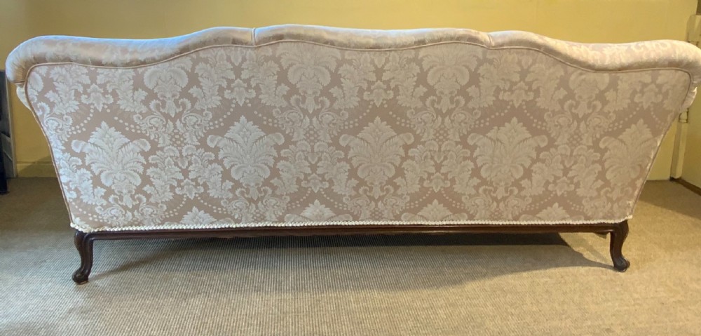 A late 19th century upholstered settee View III