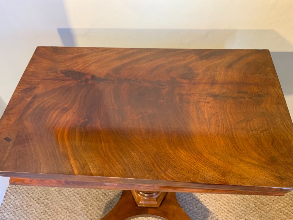 A small proportion mahogany tea table View III