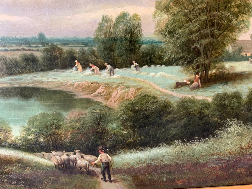 Extensive oil painting on canvas View IV