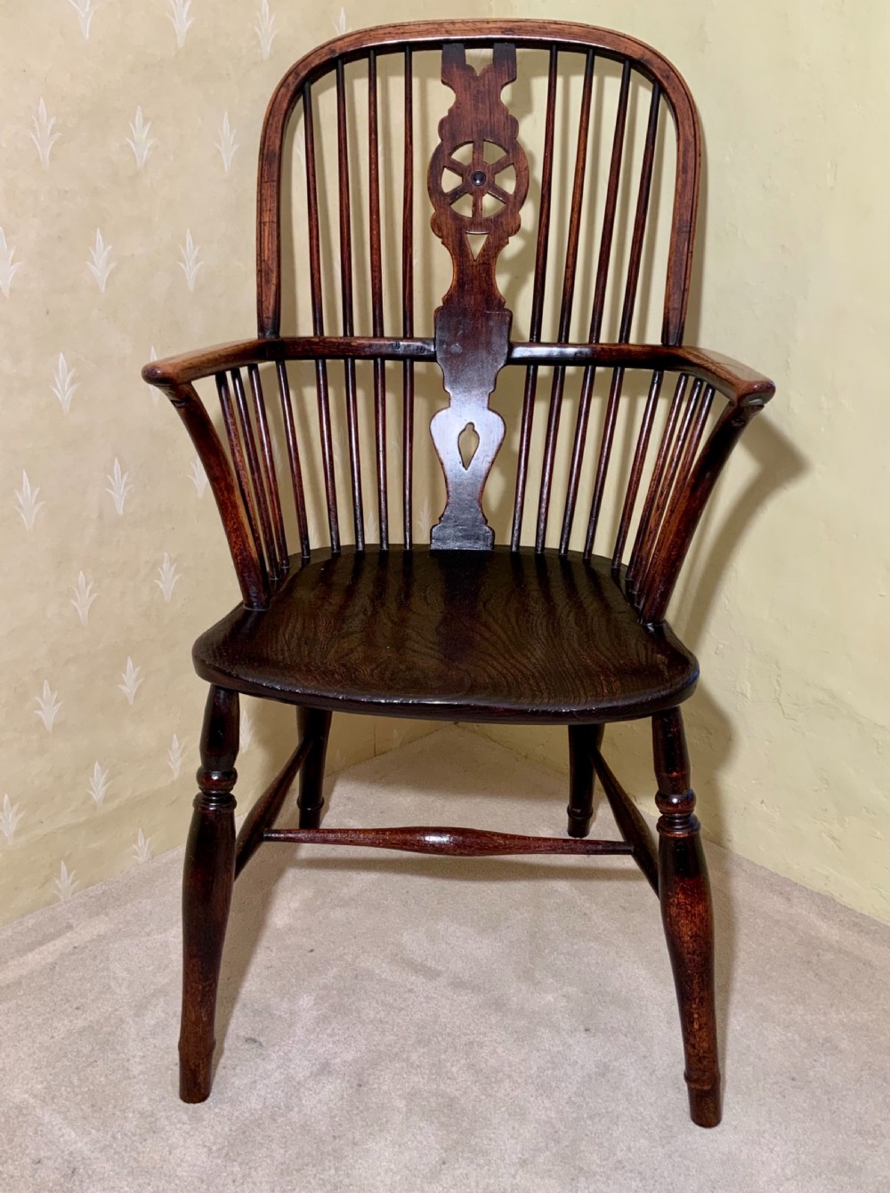 A 19th century Windsor chair