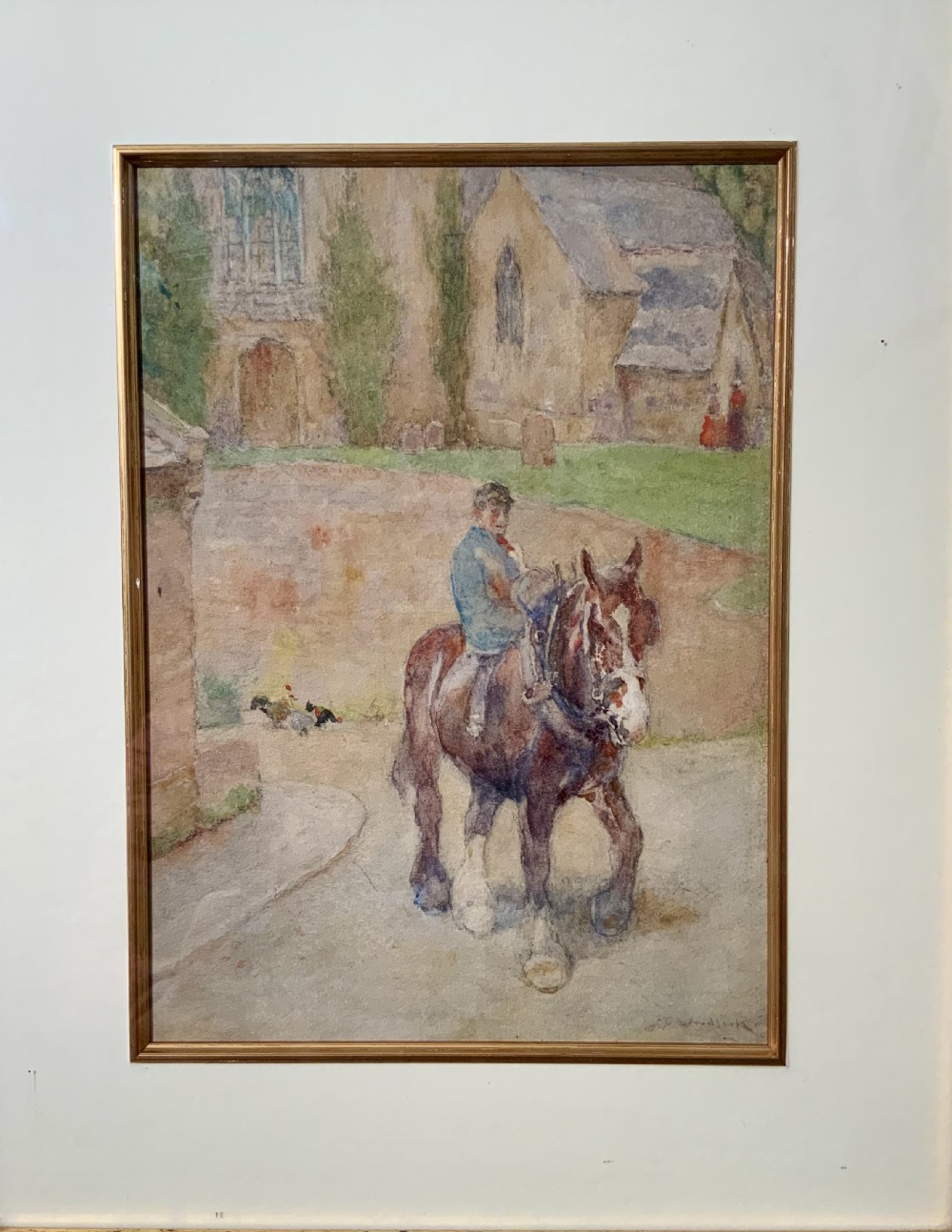 Watercolour painting by David Woodlock