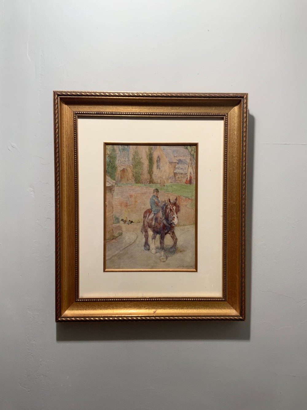 Watercolour painting by David Woodlock View III