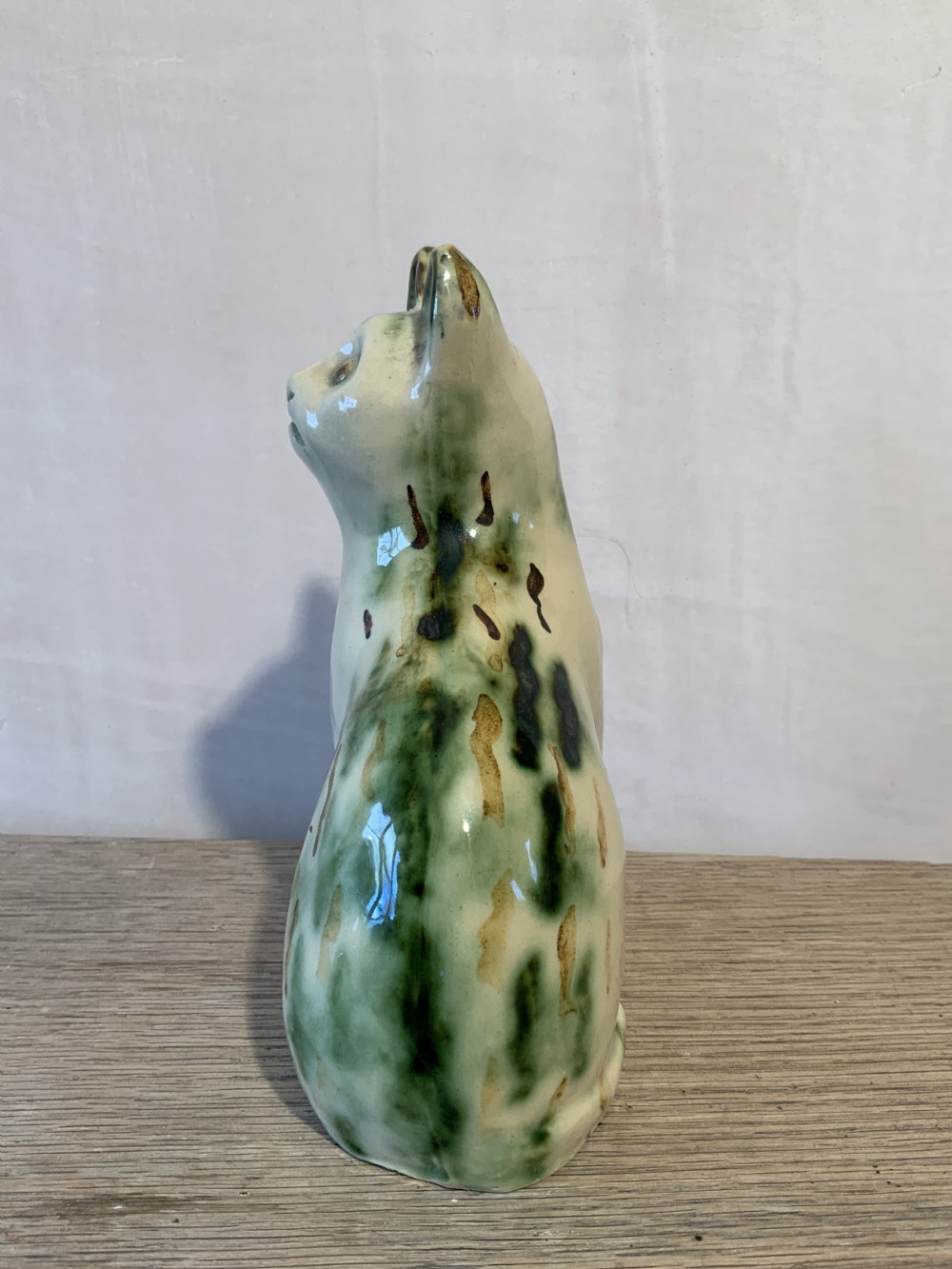 Late Georgian pottery cat View II