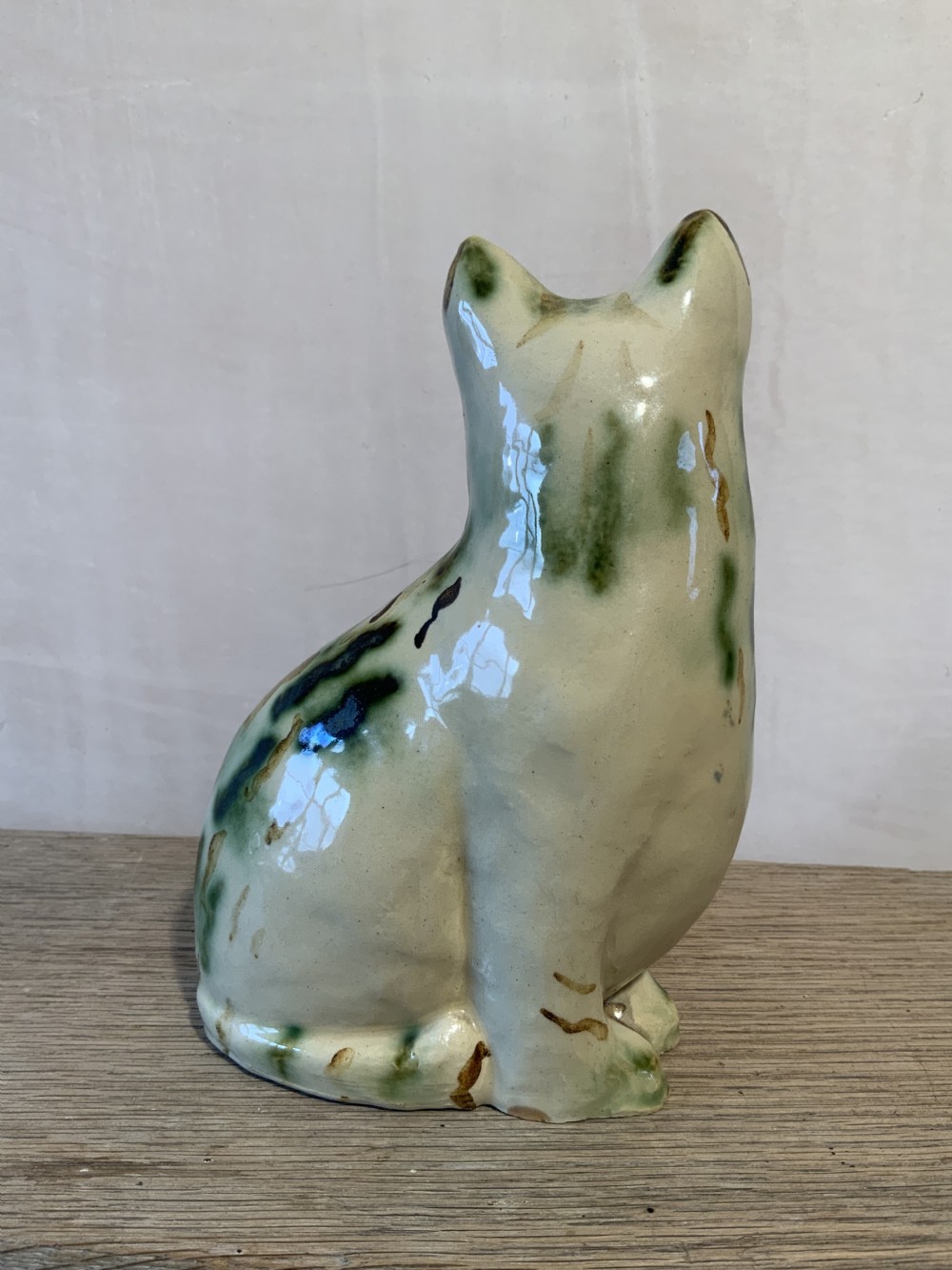 Late Georgian pottery cat View III