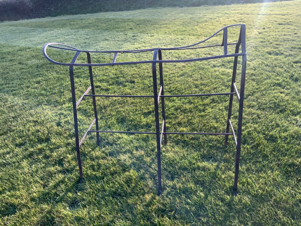 19th century iron saddle horse