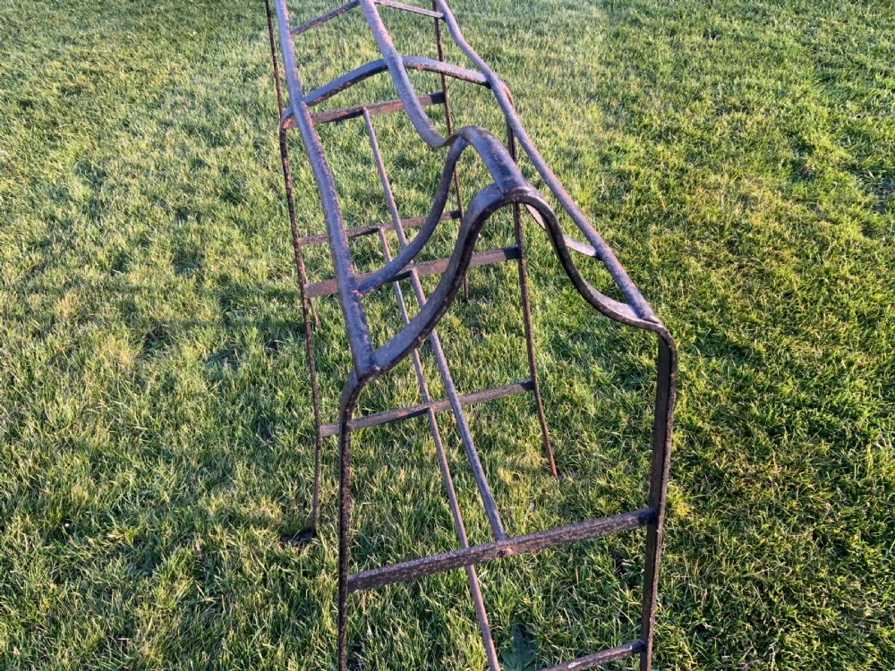 19th century iron saddle horse View II