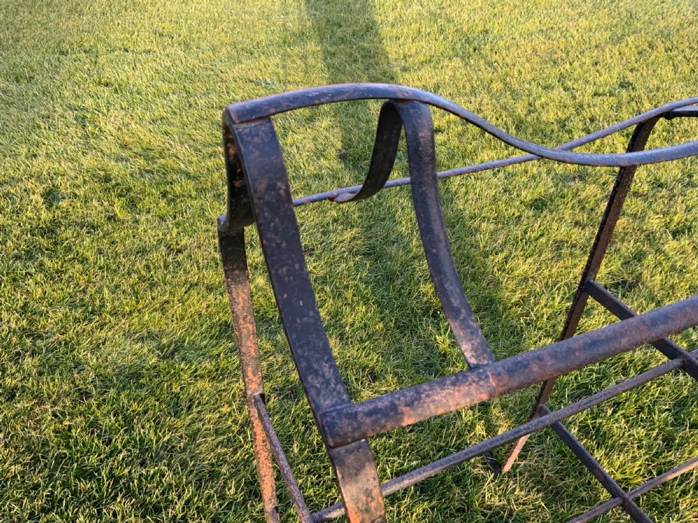 19th century iron saddle horse View III