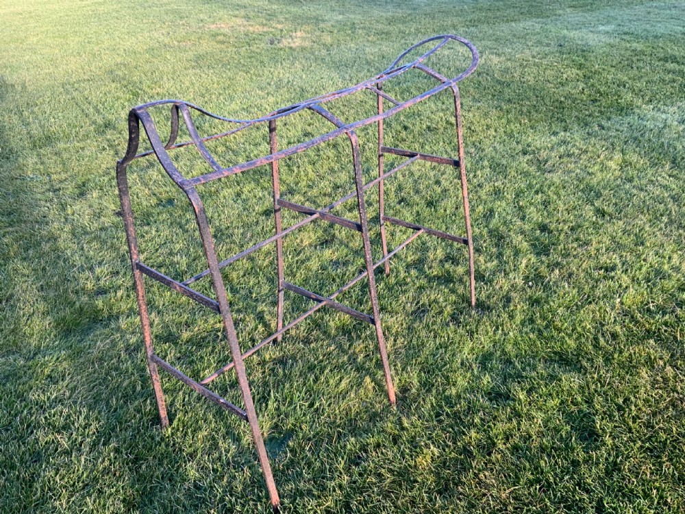 19th century iron saddle horse View V