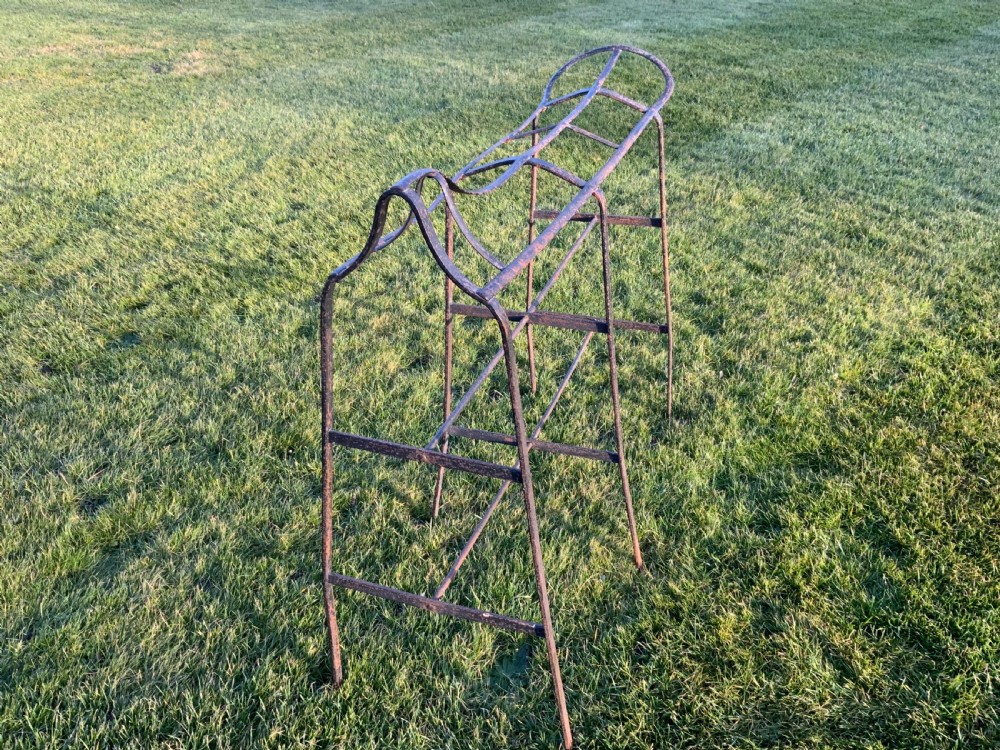 19th century iron saddle horse View VII