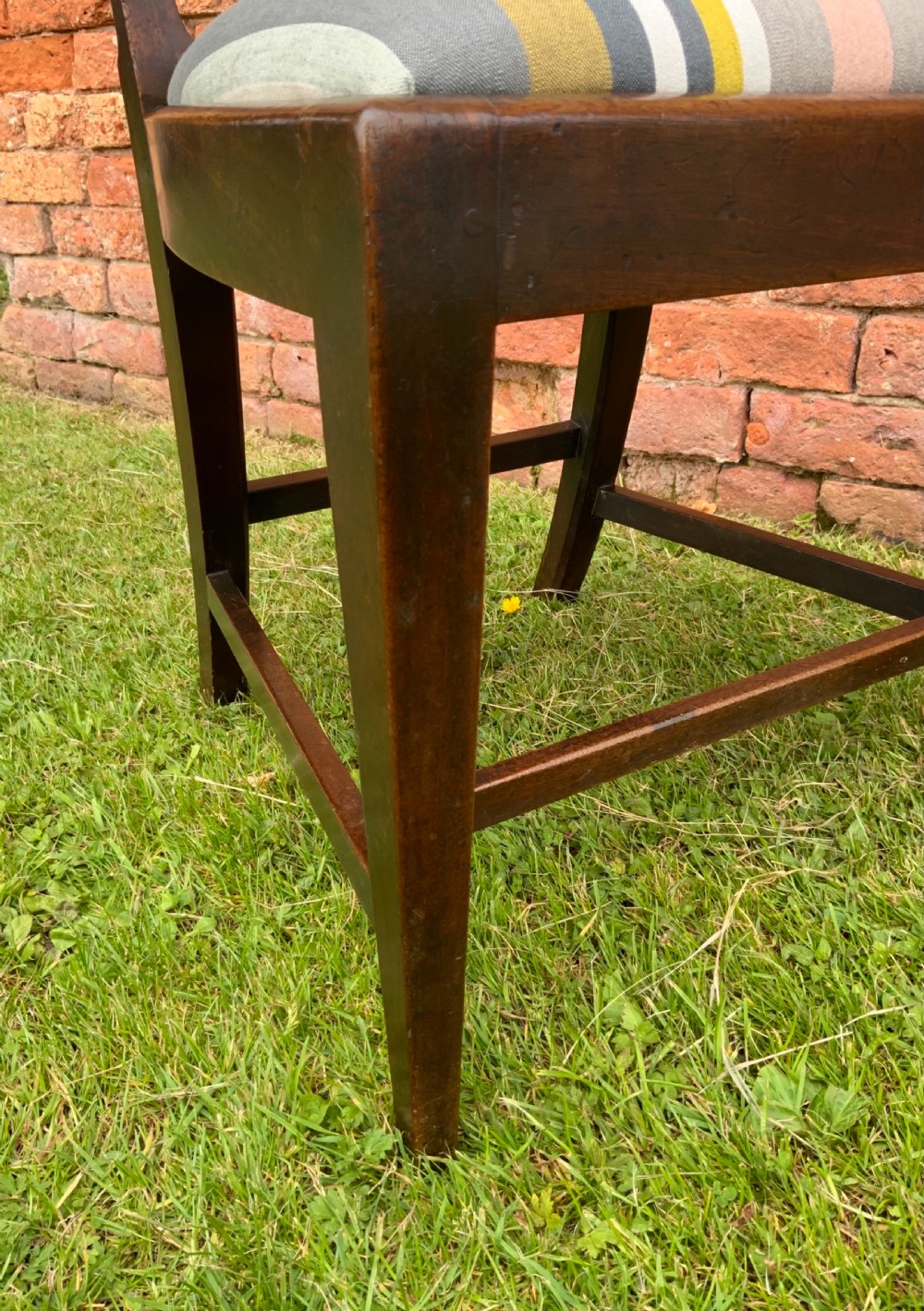 Set of six Georgian mahogany dining chairs View VI