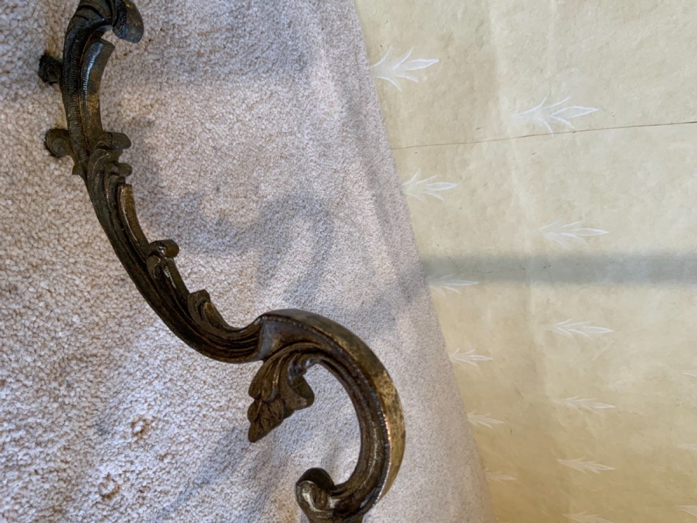 A gilt brass standard lamp View VIII
