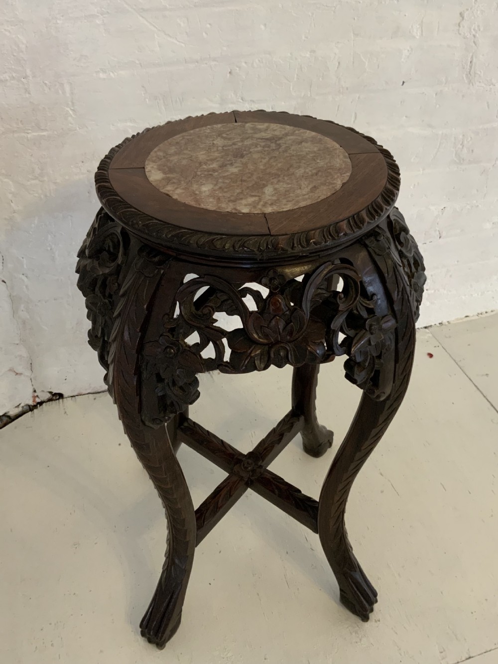 Chinese hardwood stand View II