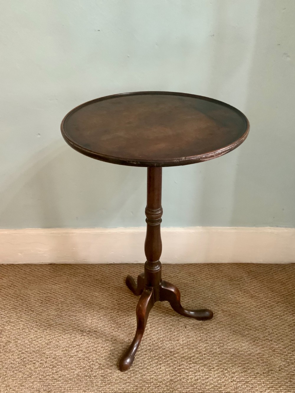 An 18th century mahogany tripod table