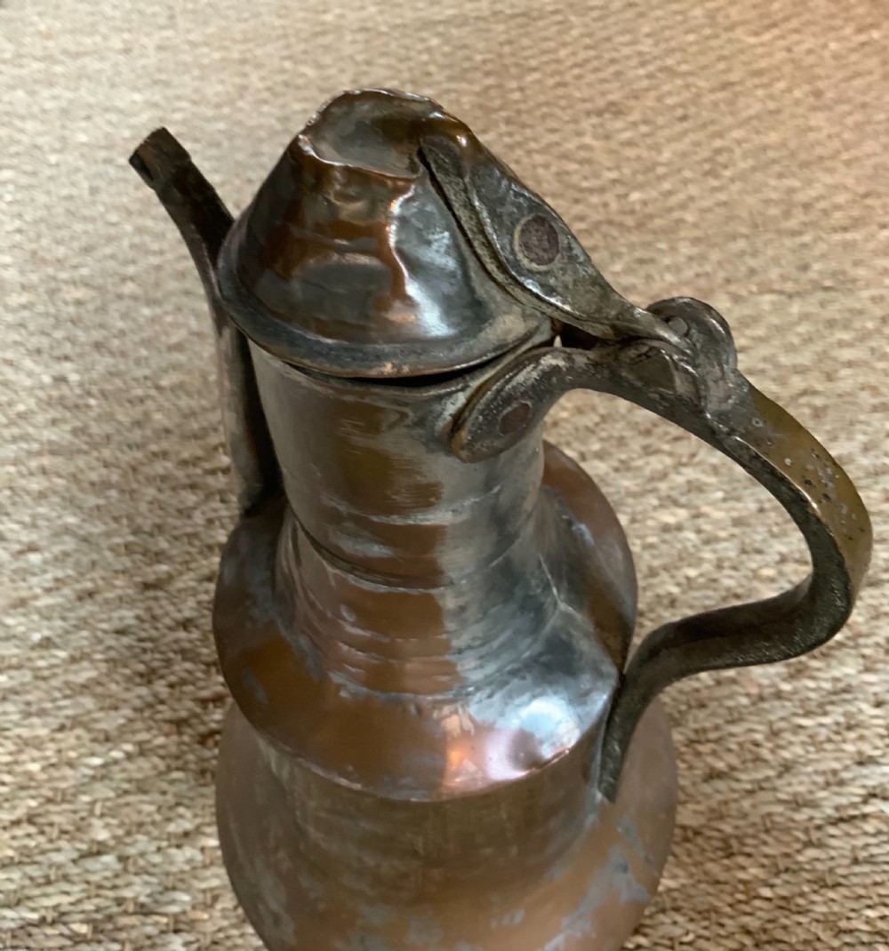 Two Turkish silvered copper pots View IV