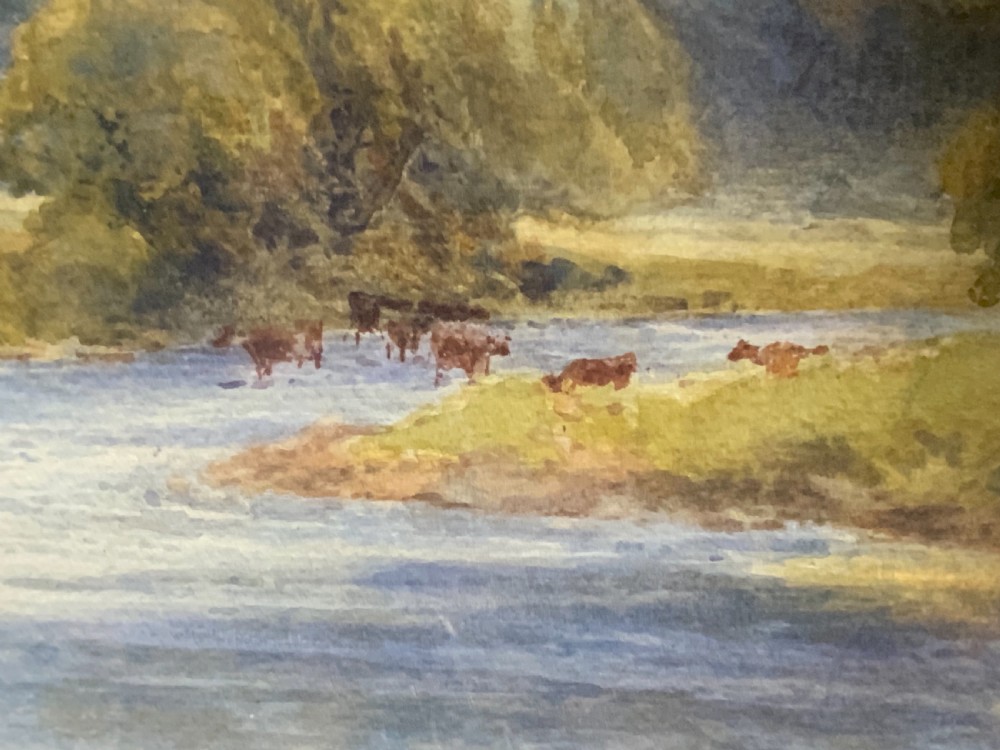 Landscape watercolour View IV