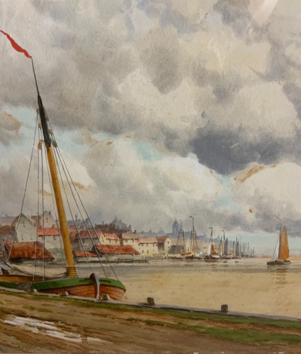 Pair of watercolours by Hermanus Koekkoek the younger View V