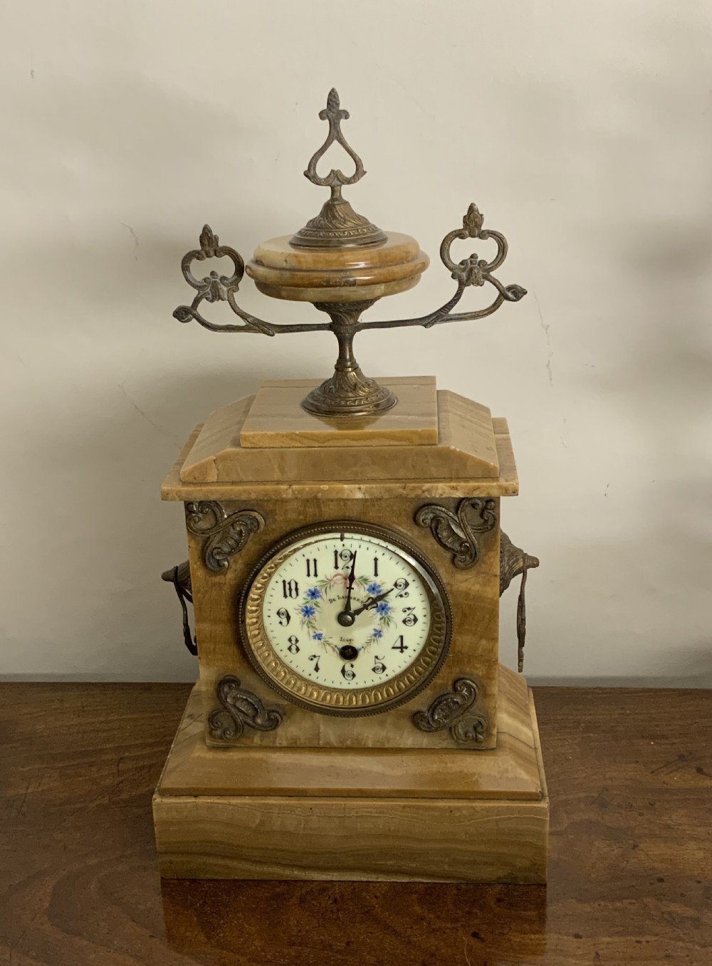 Late 19th century clock garniture View V