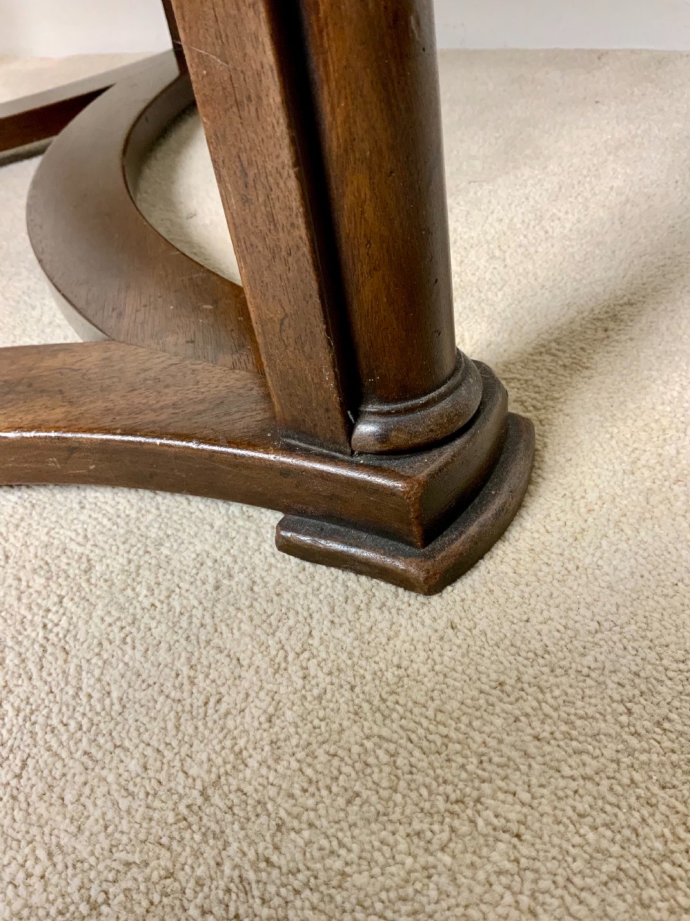 A low mahogany occasional table View III