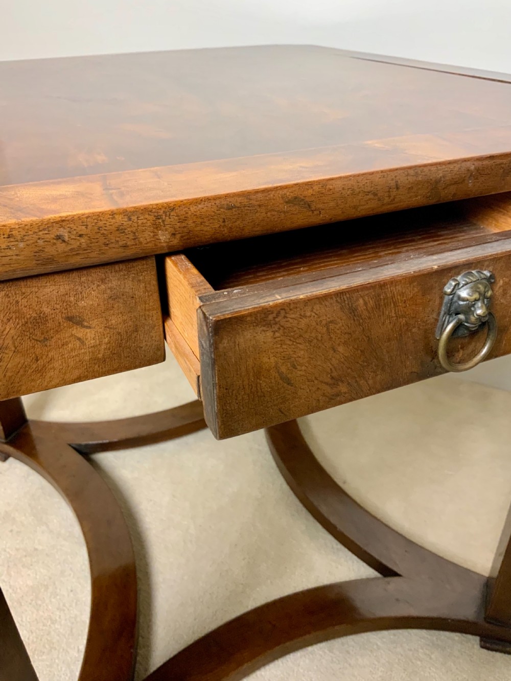 A low mahogany occasional table View IV