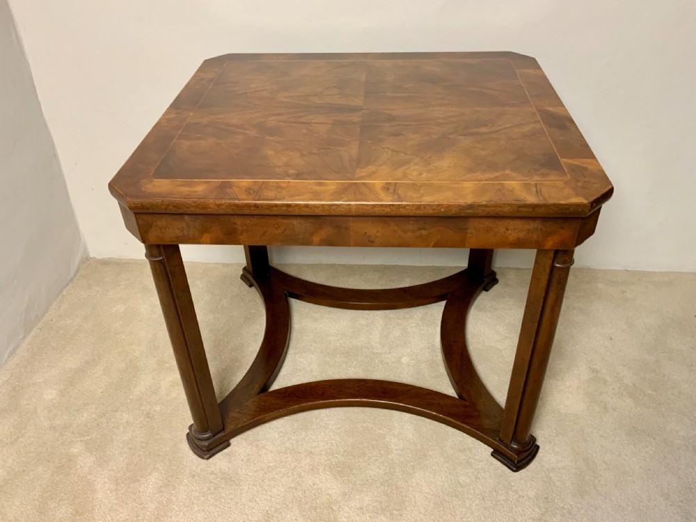 A low mahogany occasional table View VII