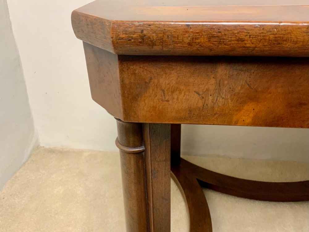 A low mahogany occasional table View VIII