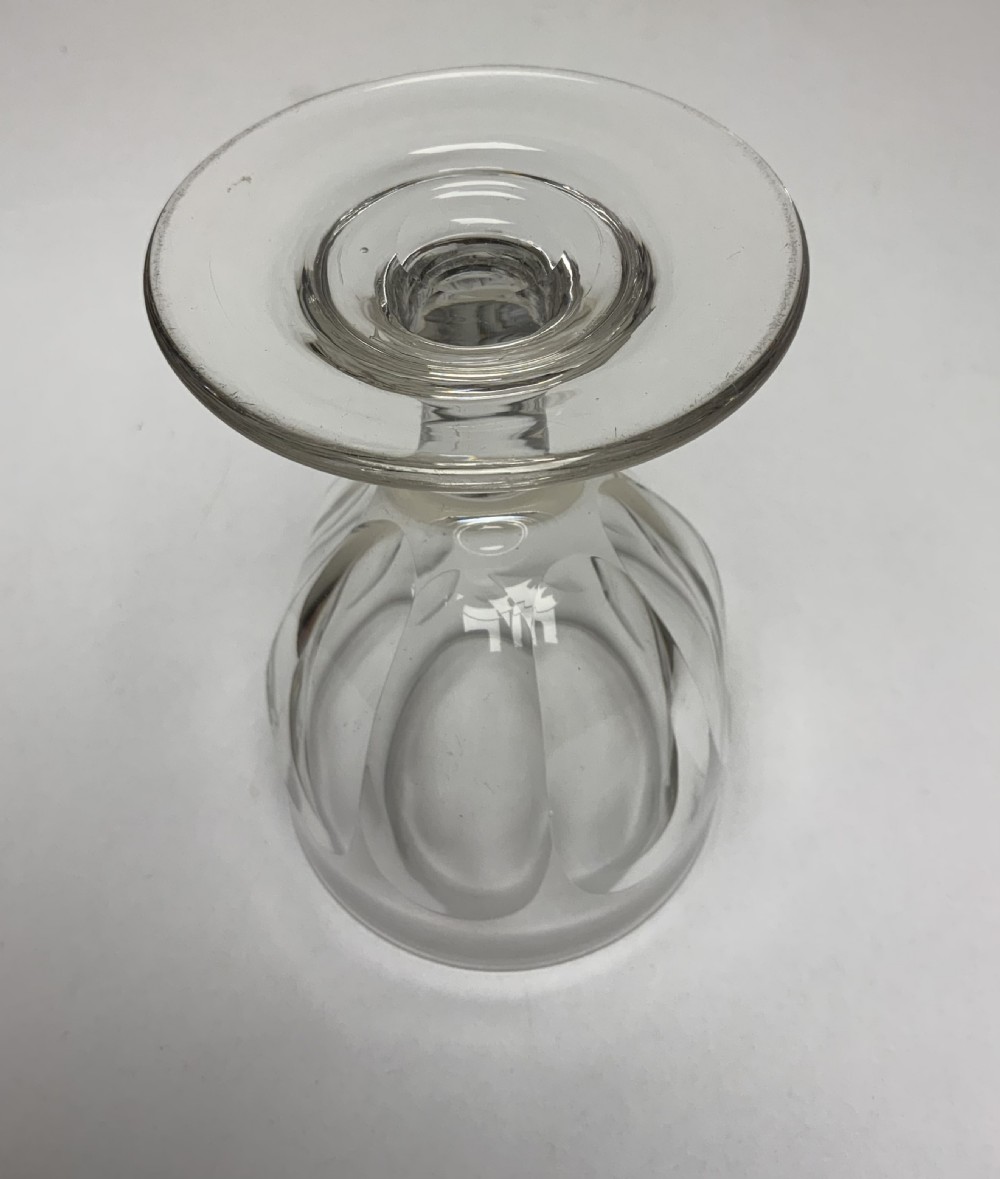 Set six Georgian glass rummers View VI