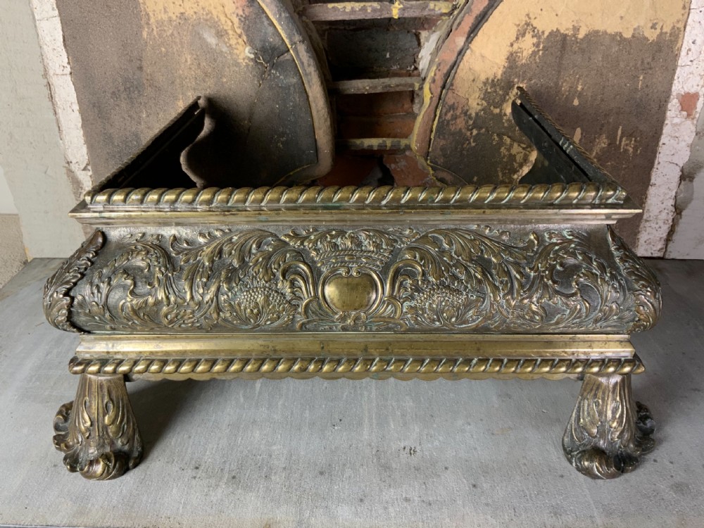 Regency period brass fender