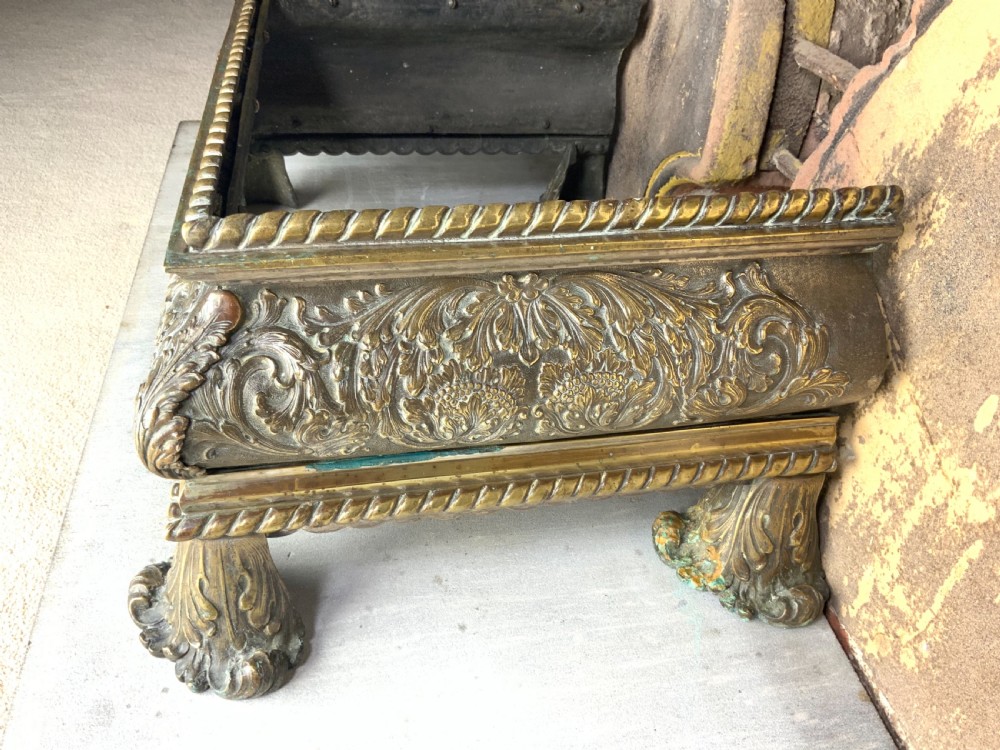Regency period brass fender View VI