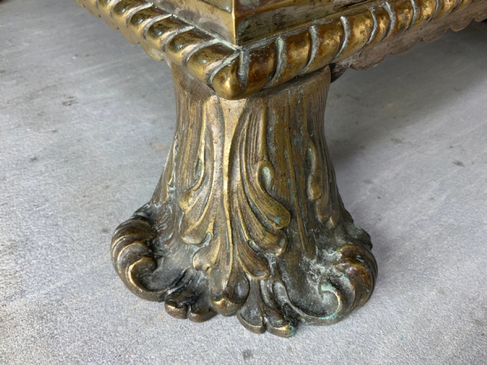 Regency period brass fender View VIII