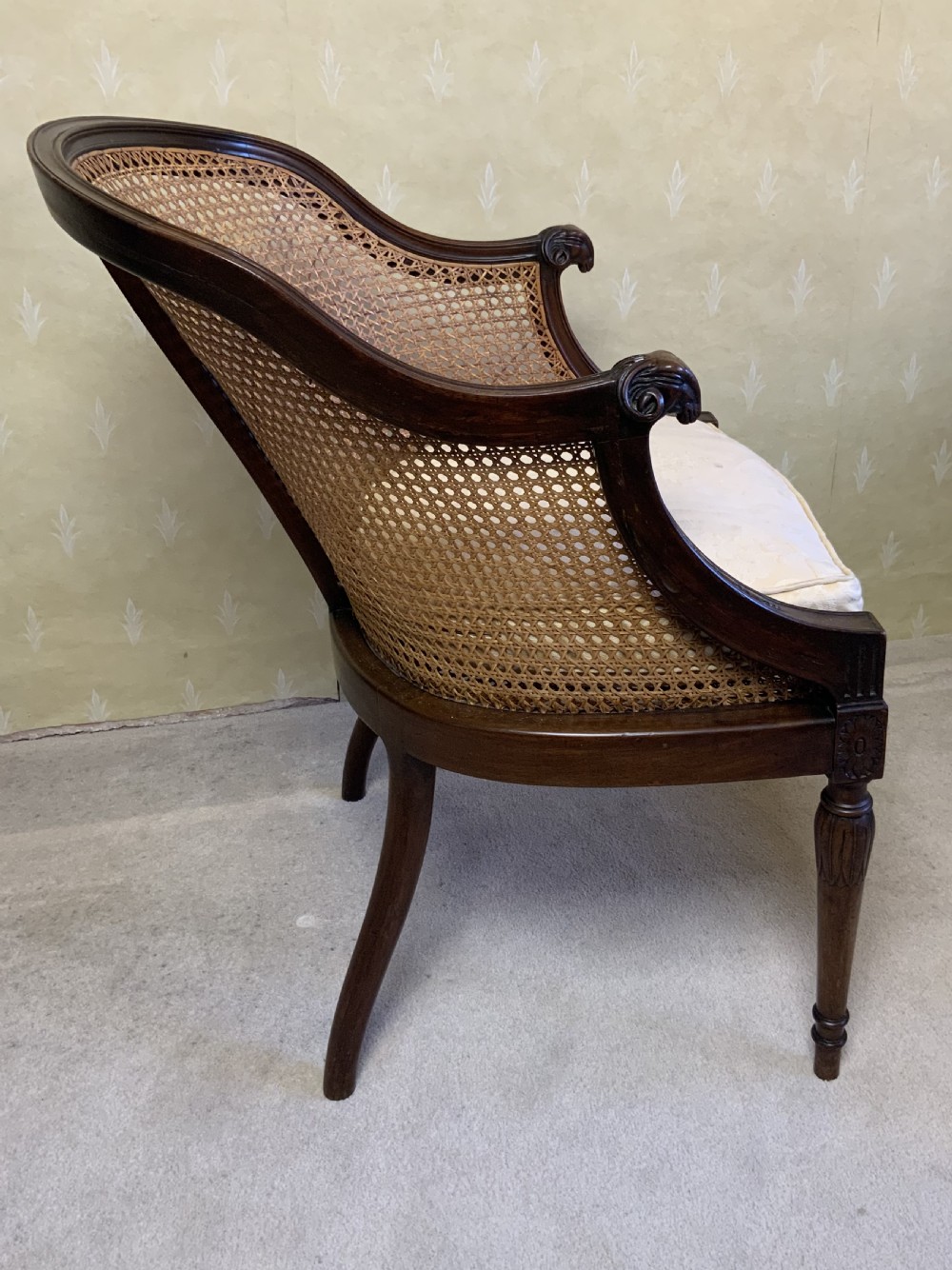 Pair Bergere arm chairs View III