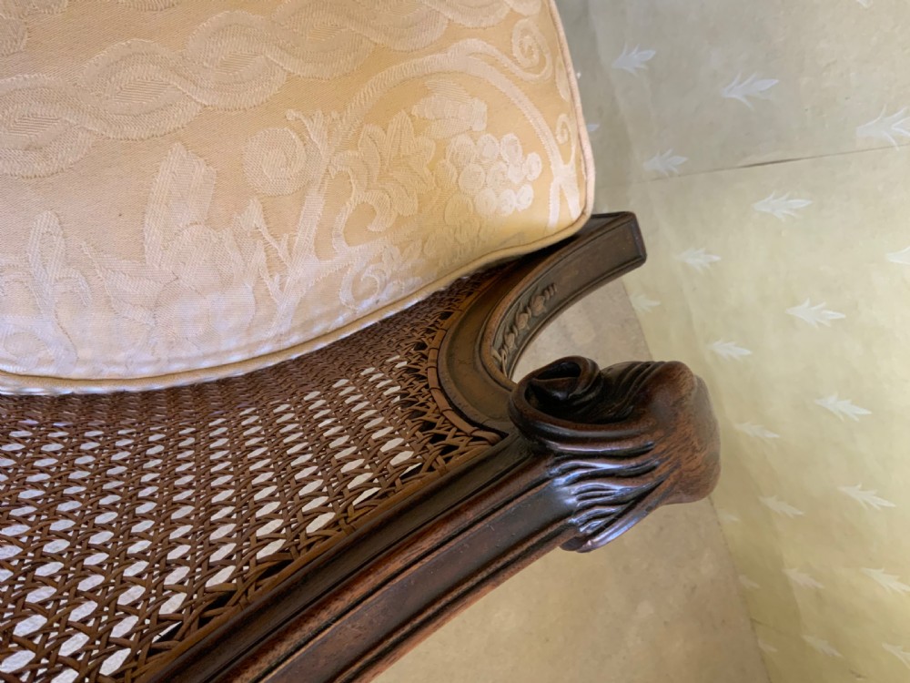 Pair Bergere arm chairs View IV