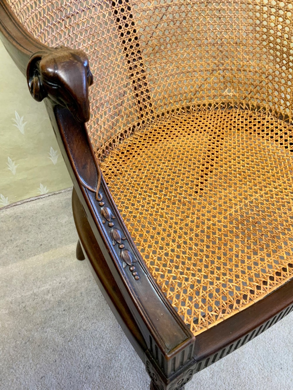 Pair Bergere arm chairs View X