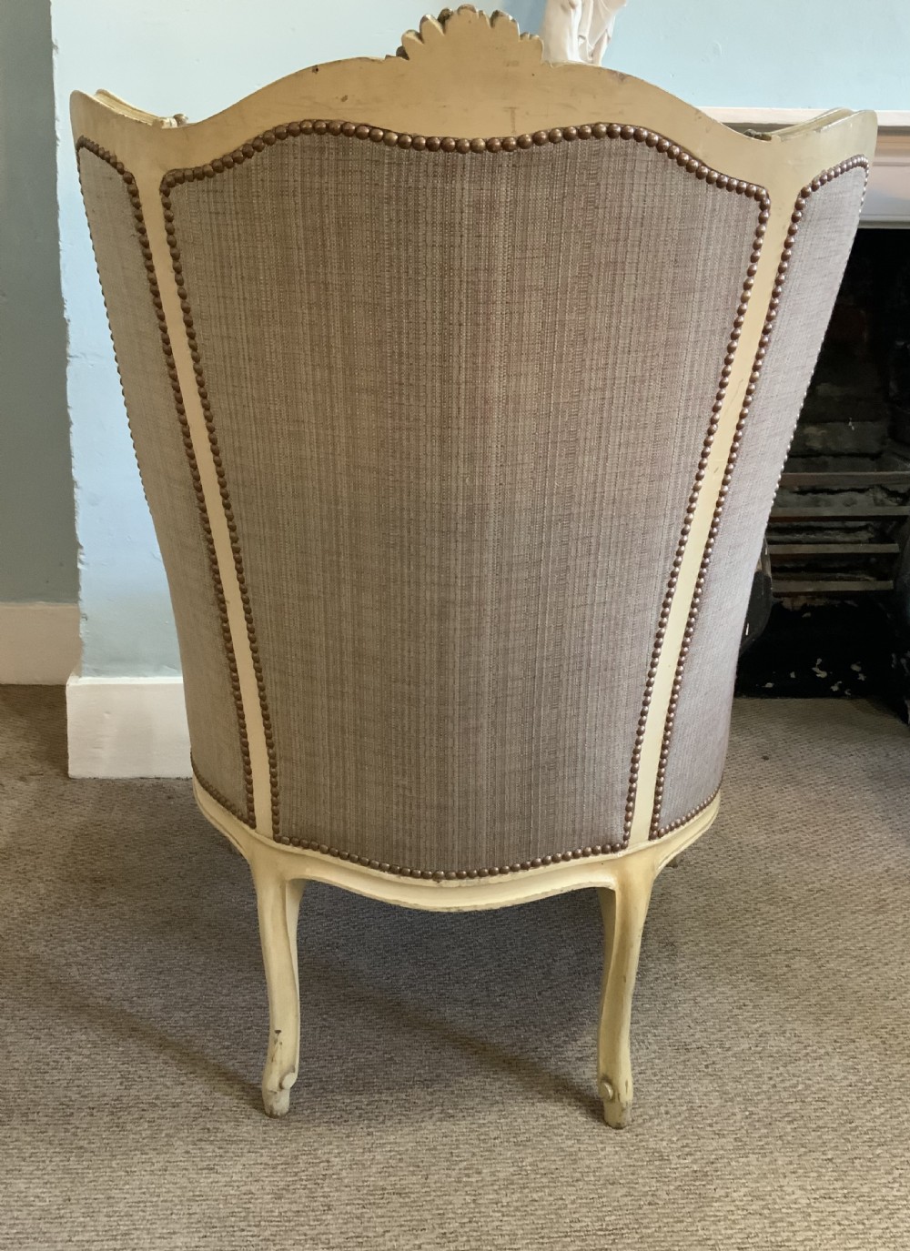 Pair of french wing arm chairs View IX