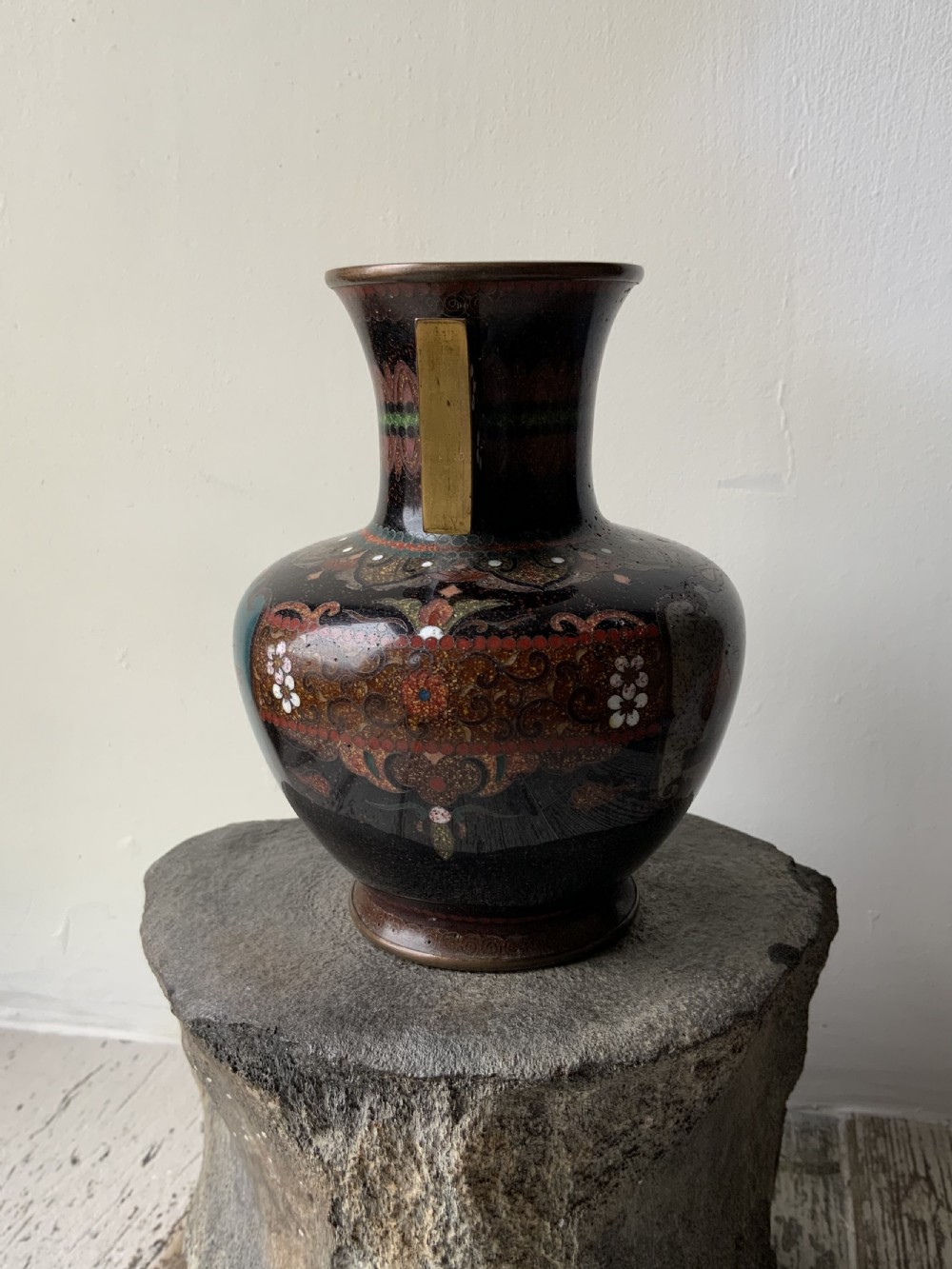 A small Japanese cloisonné  vase View IV