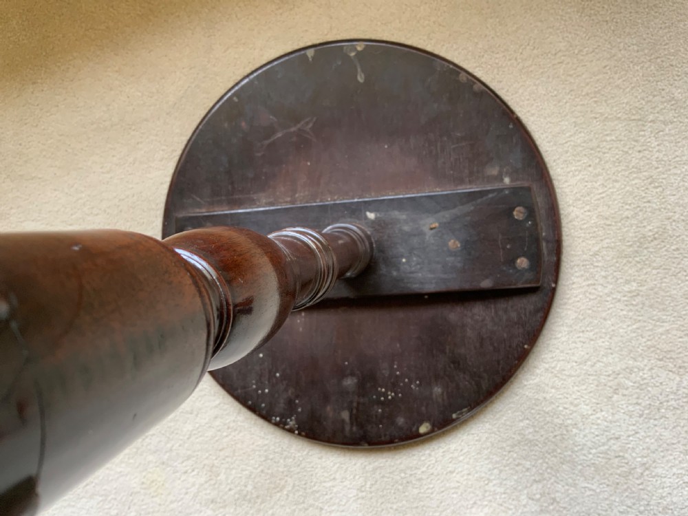 18th century mahogany tray top wine table View III