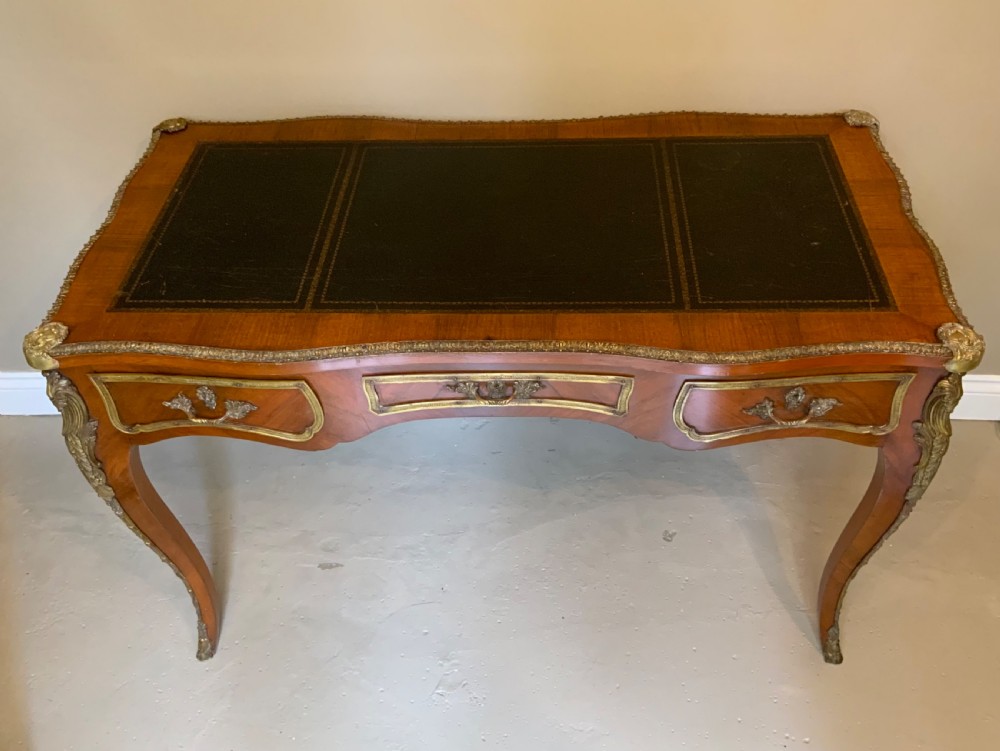 Walnut bureau plat View II